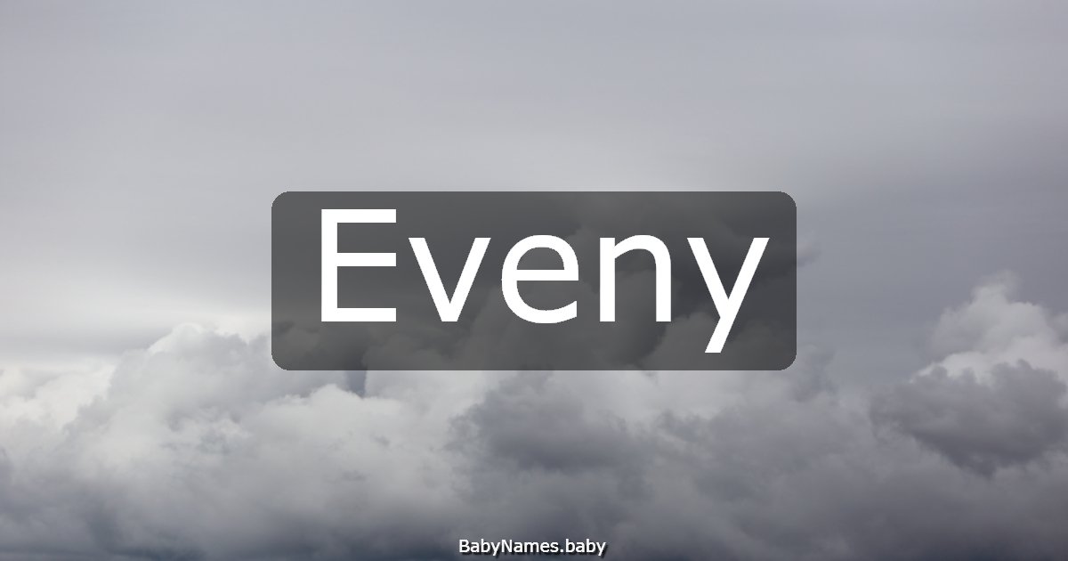 Eveny