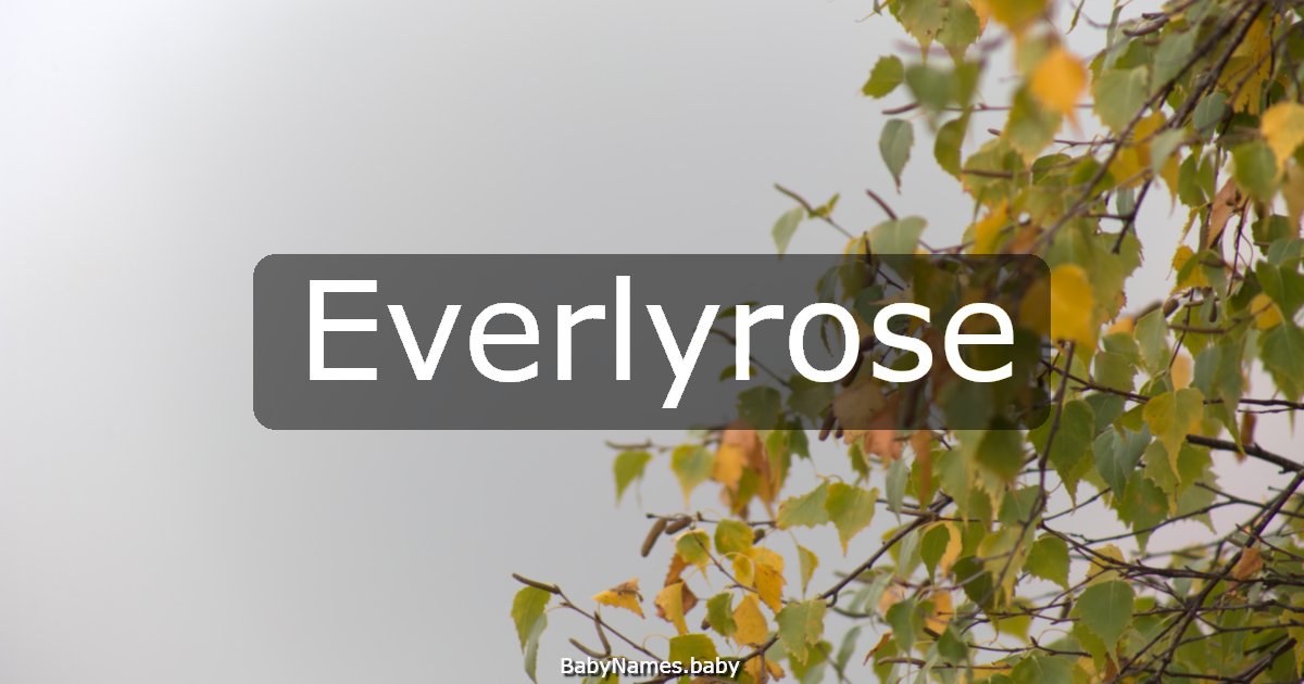 Everlyrose