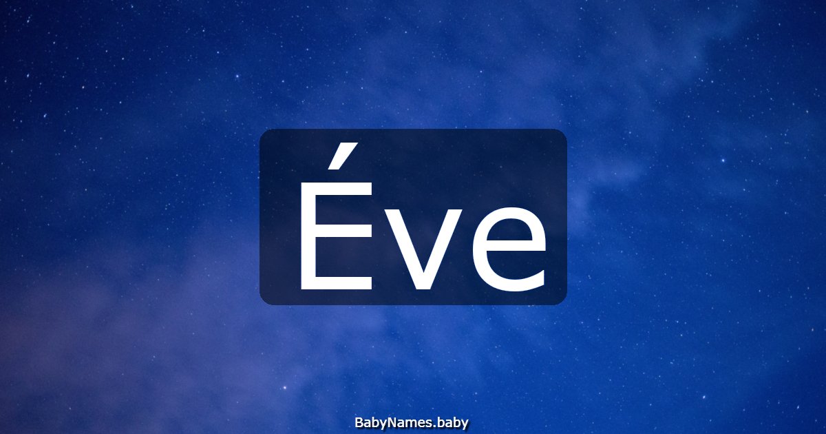Éve