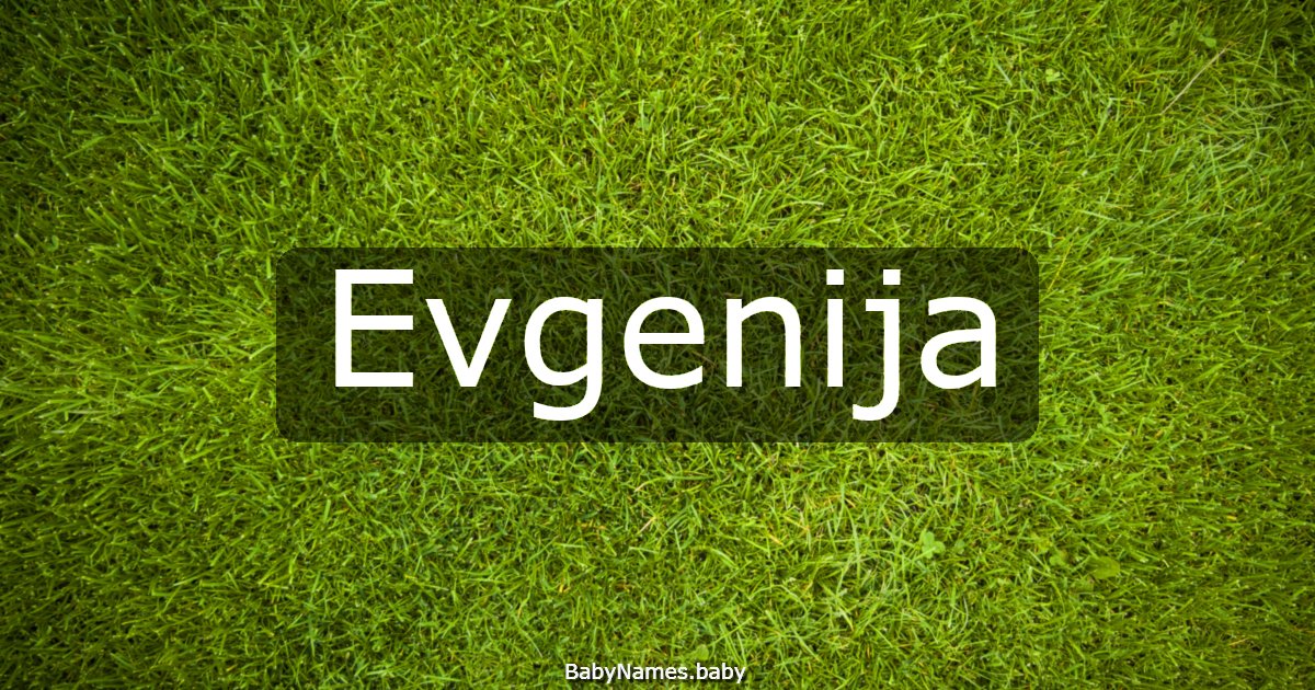 Evgenija