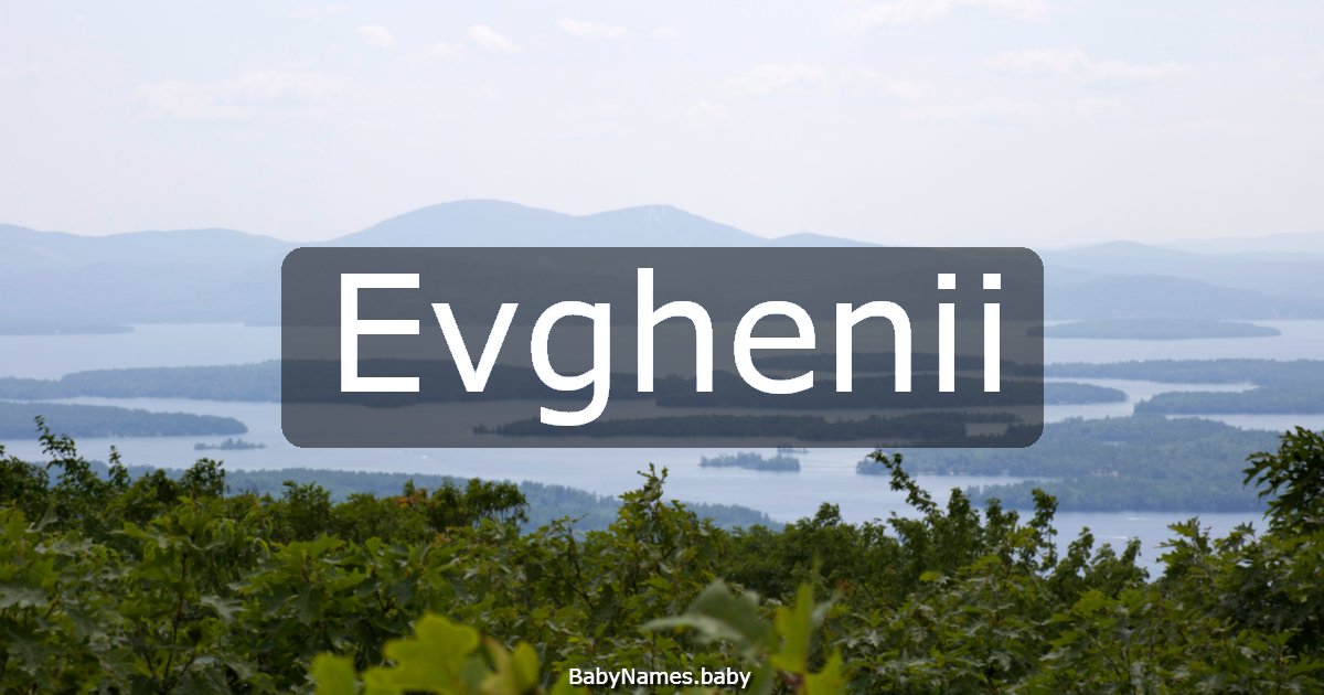 Evghenii