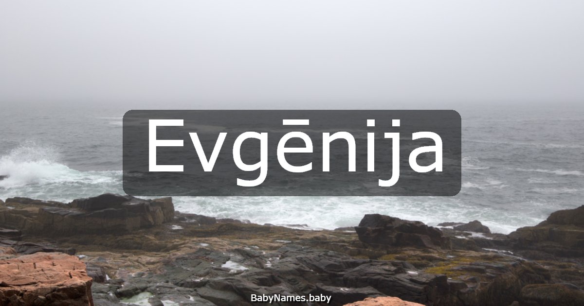 Evgēnija