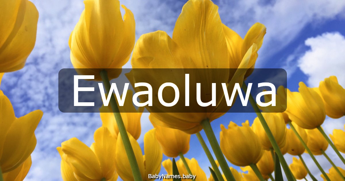 Ewaoluwa
