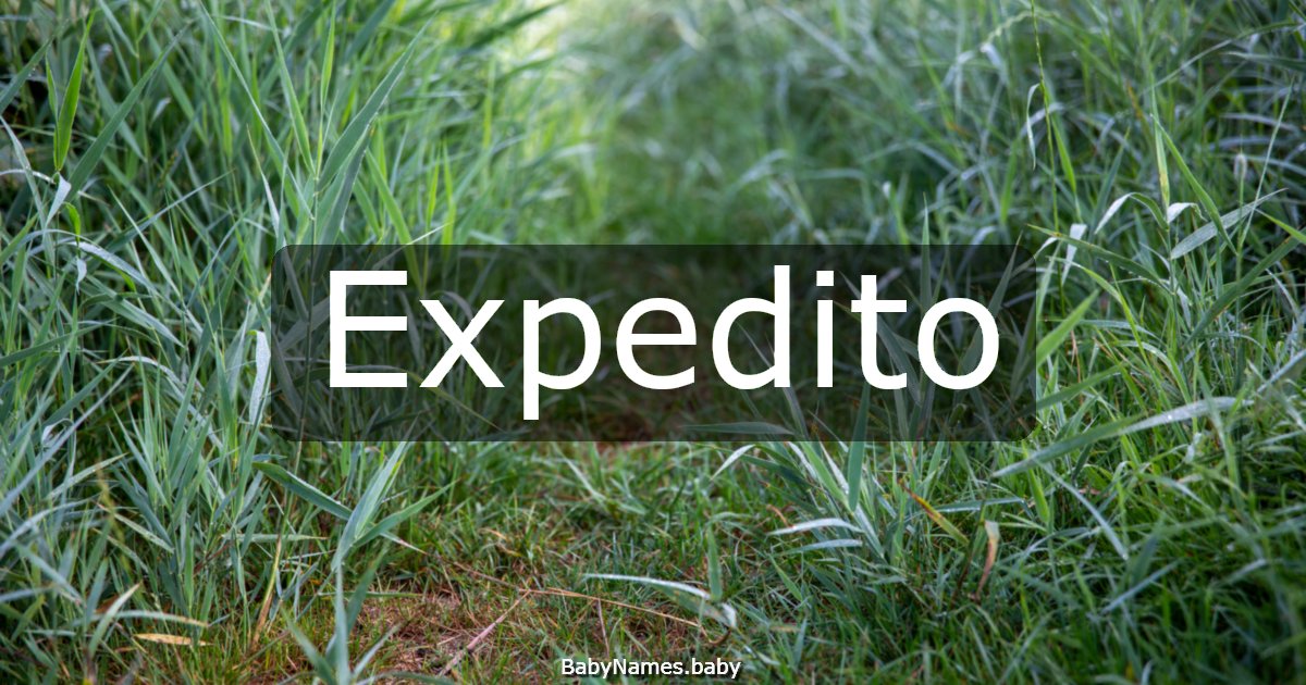Expedito