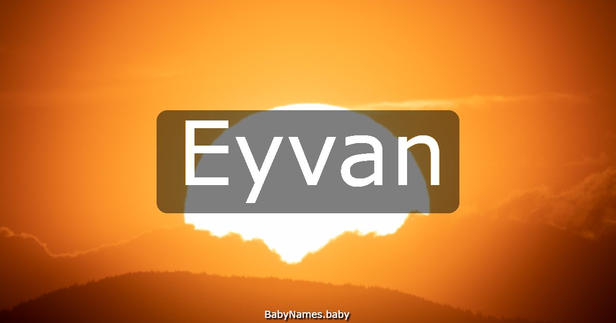 Eyvan