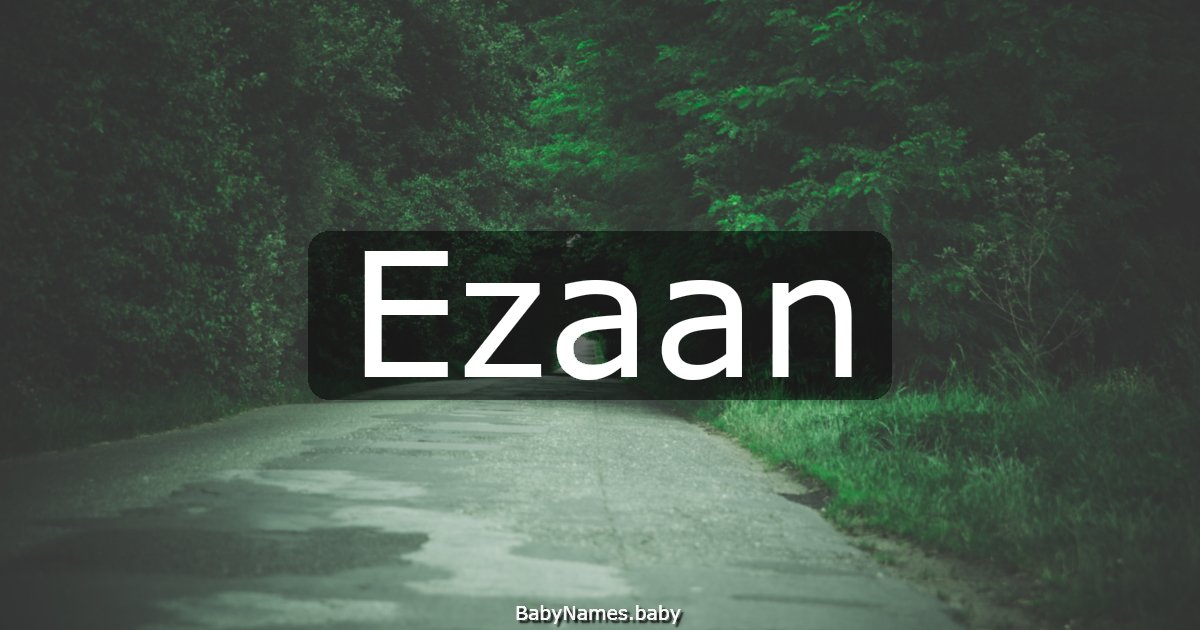 Ezaan