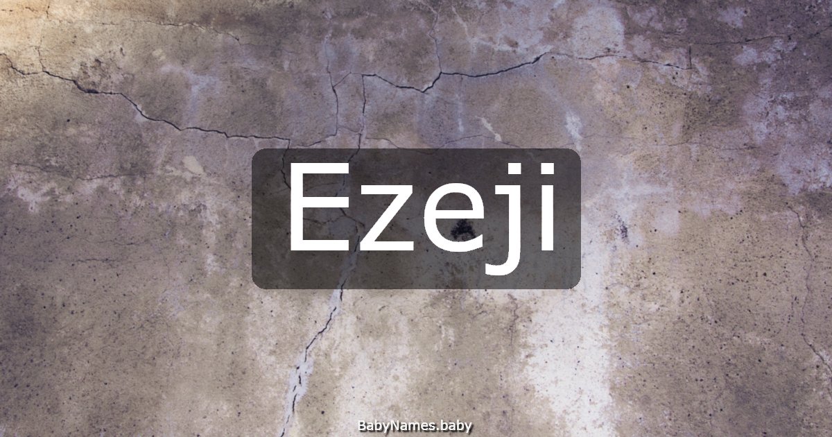 Ezeji