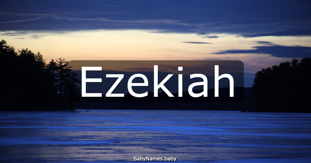 Ezekiah