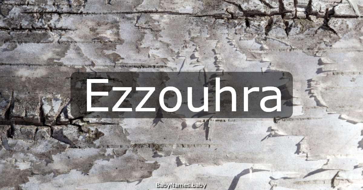 Ezzouhra