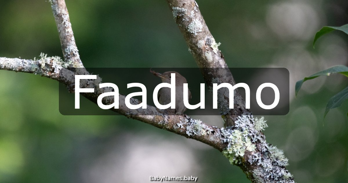 Faadumo