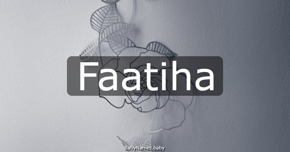 Faatiha