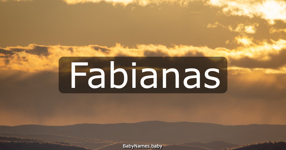 Fabianas