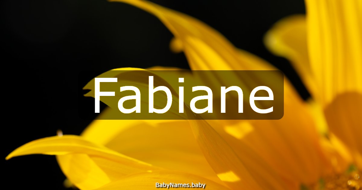 Fabiane