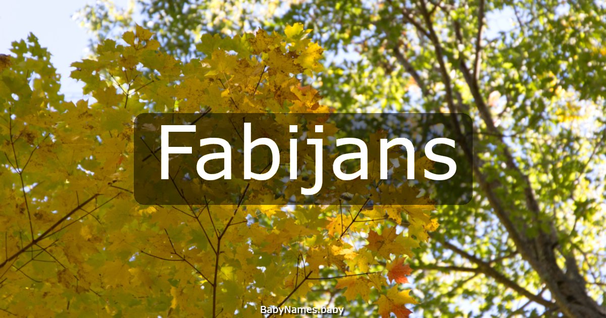 Fabijans