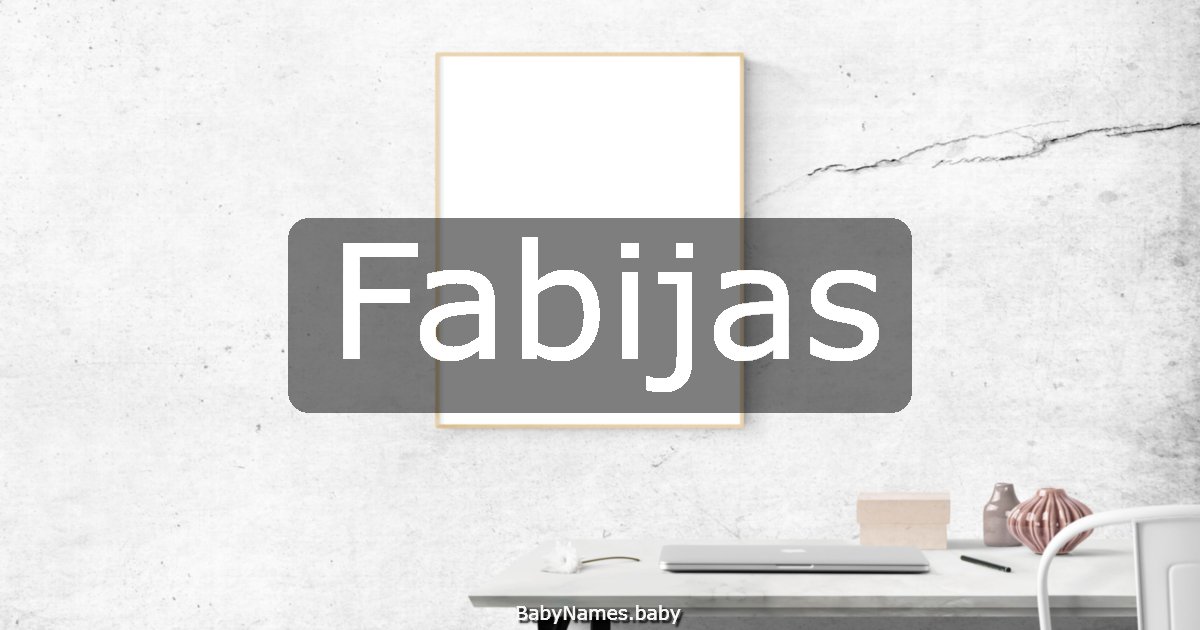 Fabijas
