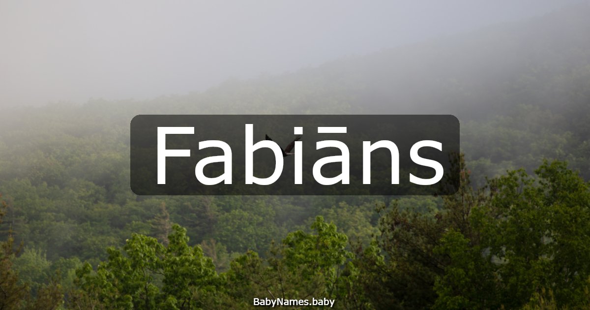 Fabiāns