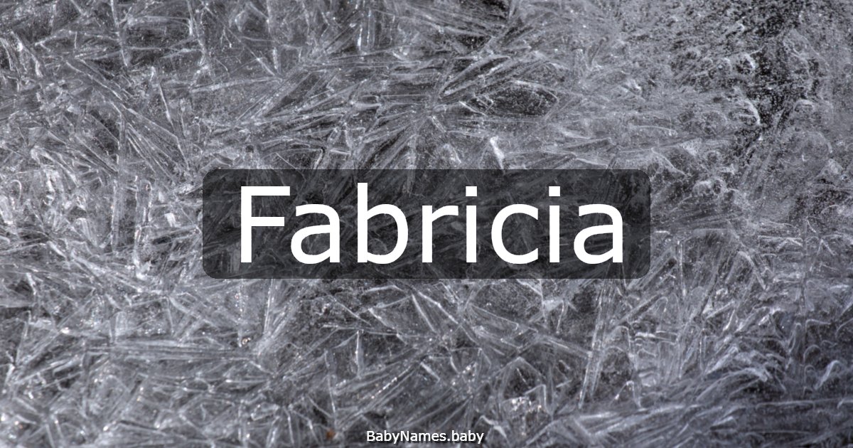Fabricia
