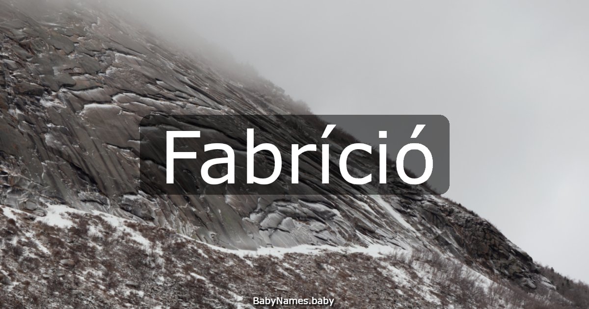 Fabríció