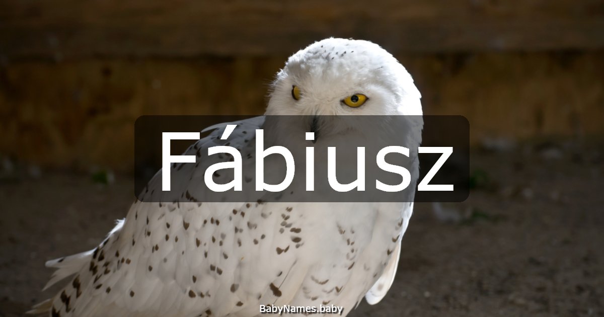 Fábiusz