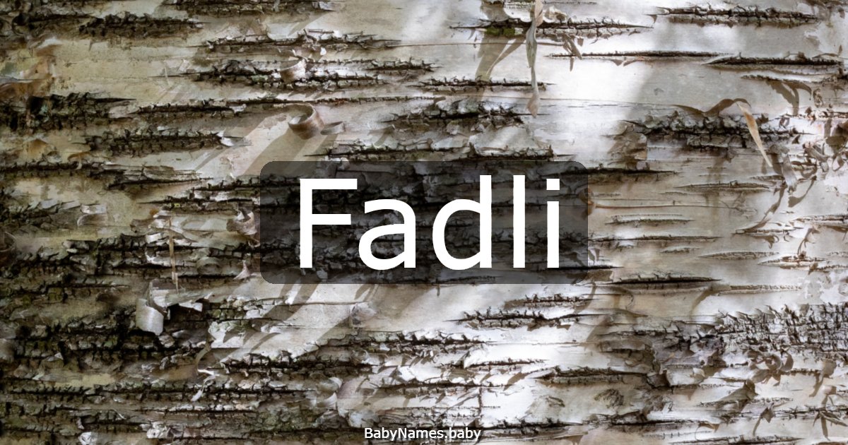 Fadli