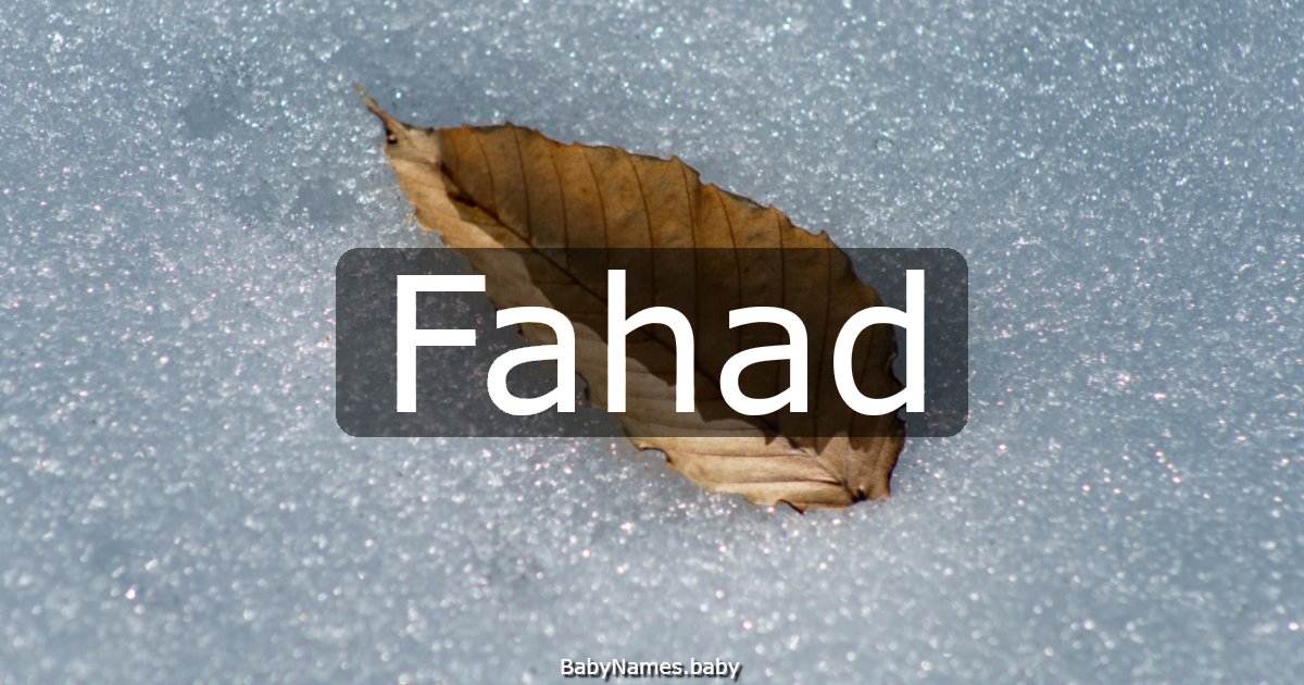 Fahad