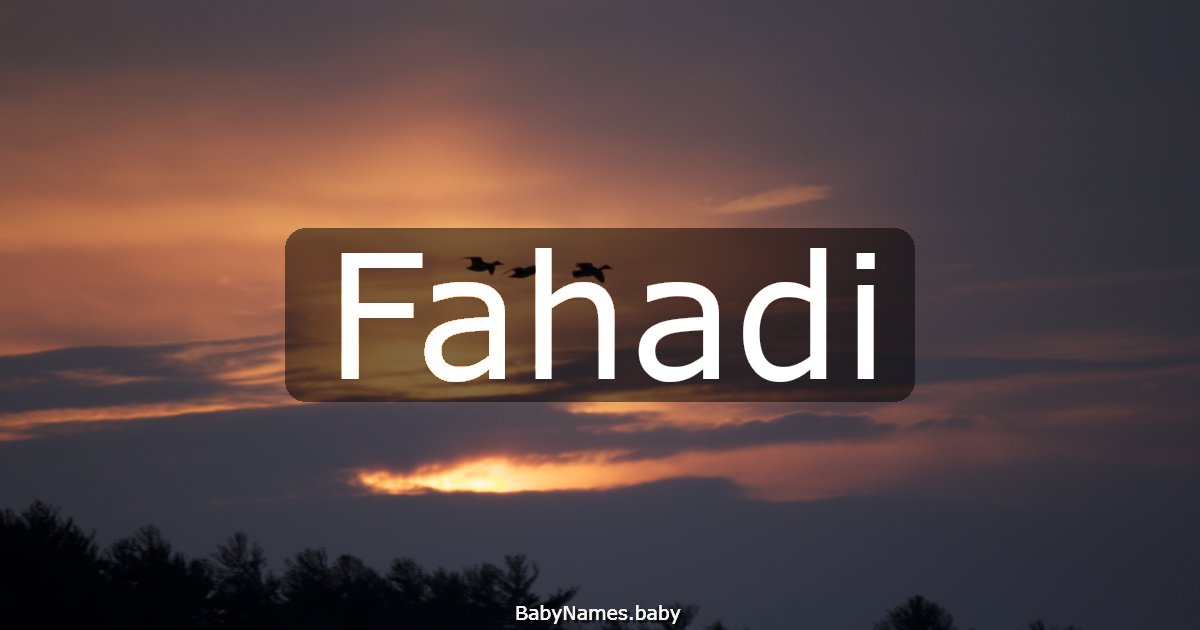 Fahadi