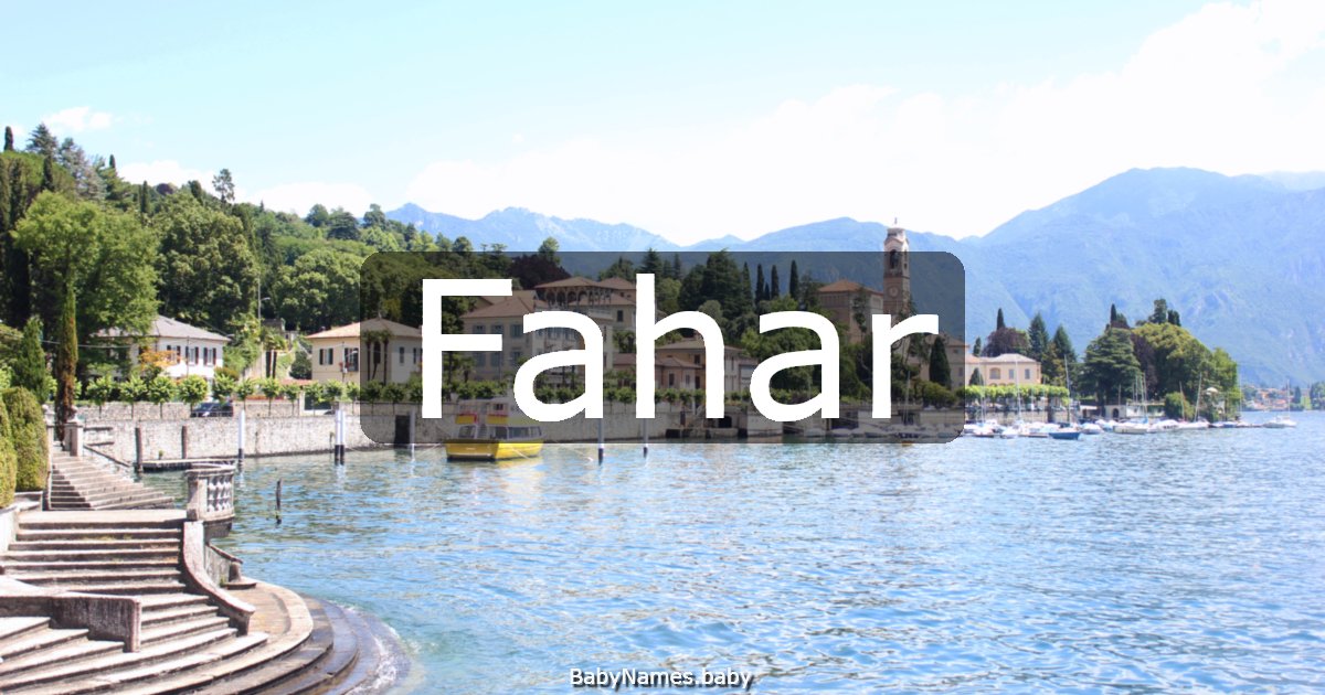 Fahar