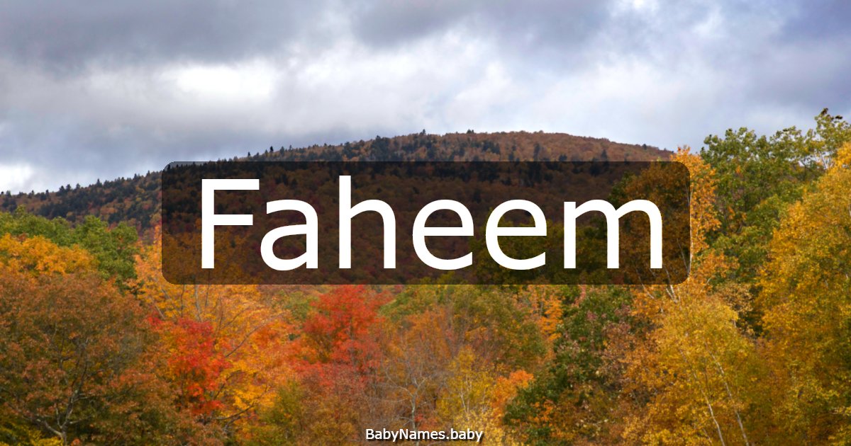 Faheem