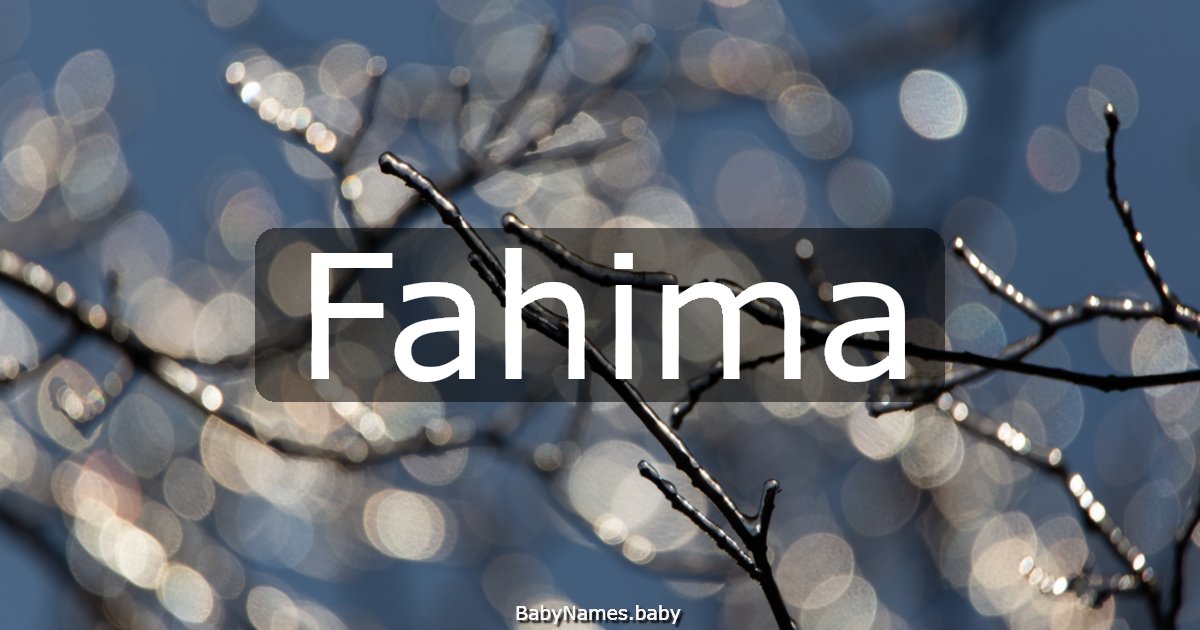 Fahima
