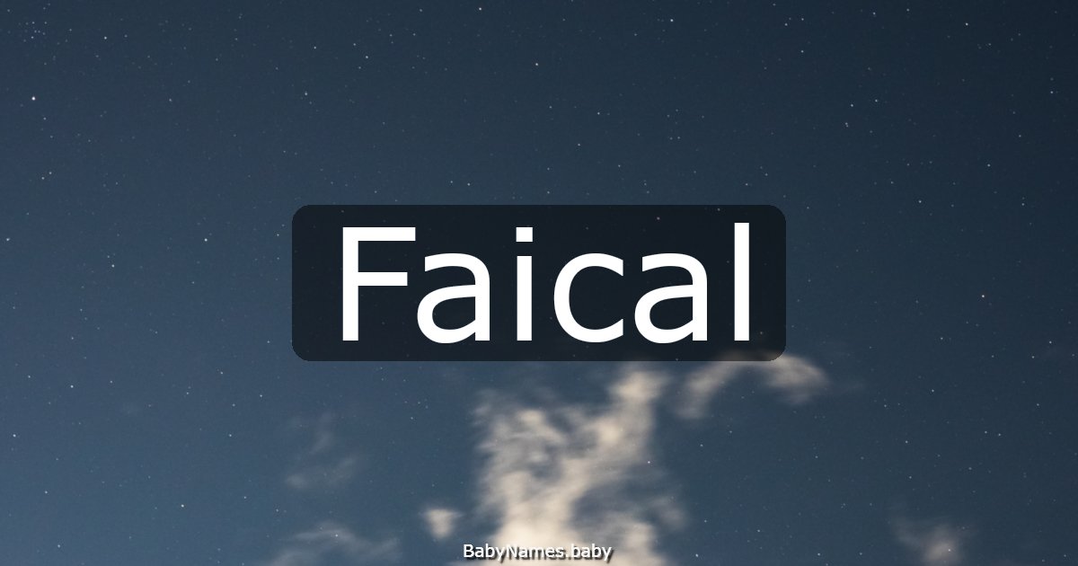 Faical