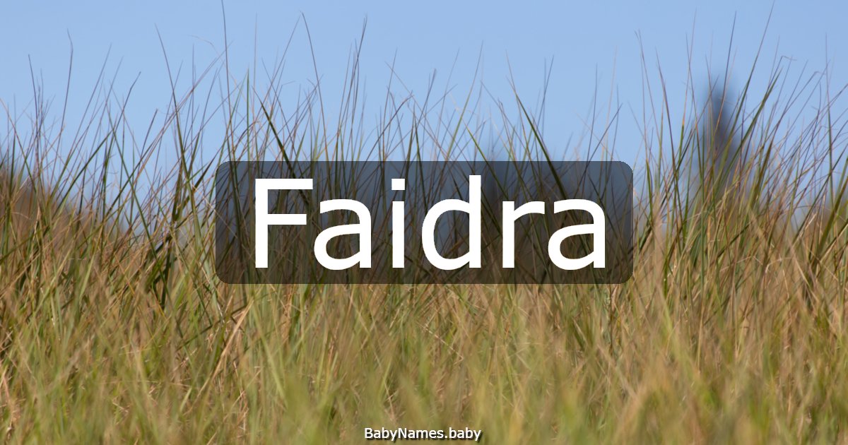 Faidra