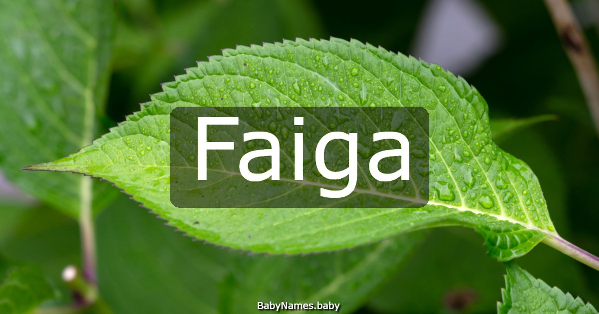 Faiga