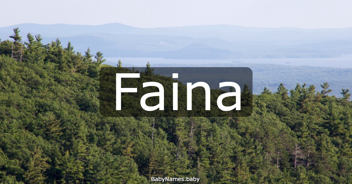 Faina