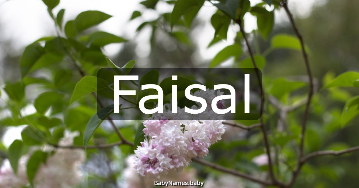 Faisal