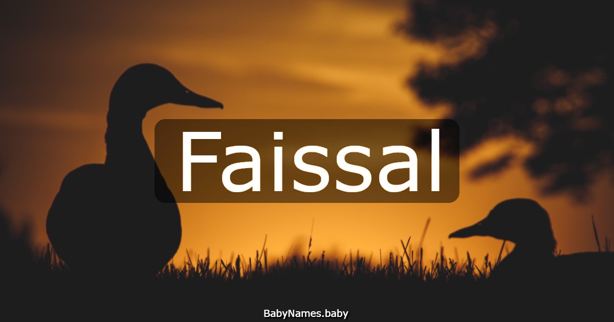 Faissal