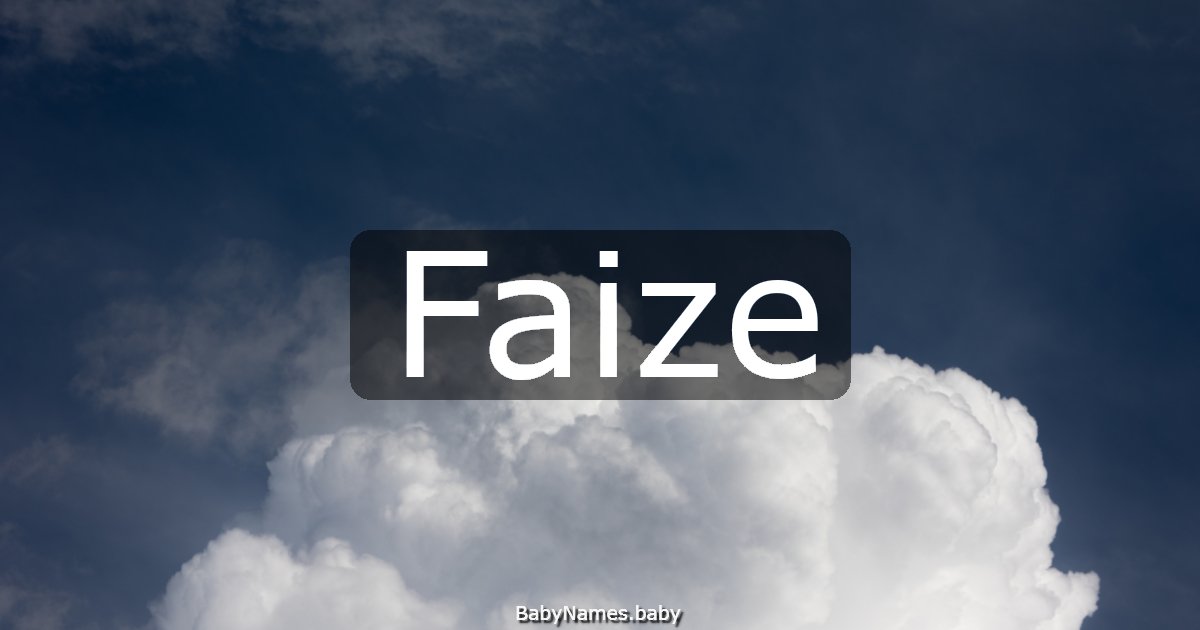Faize