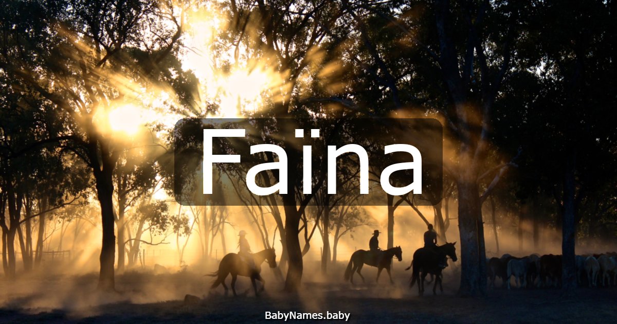 Faïna