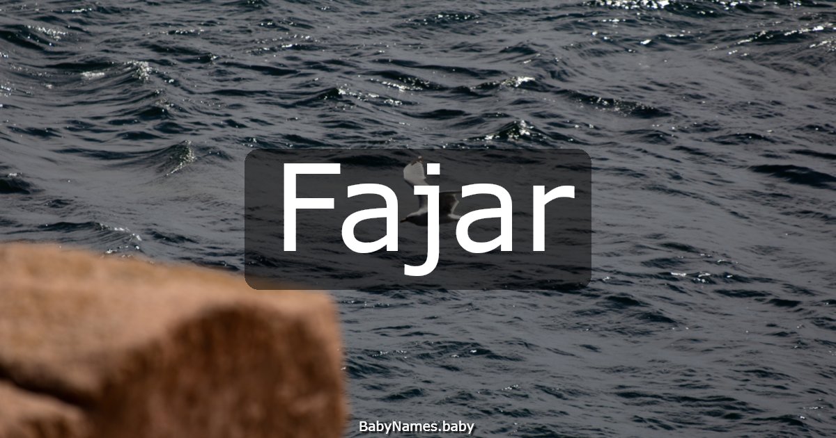 Fajar