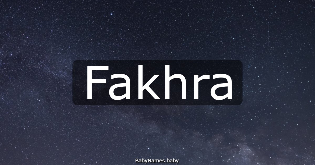 Fakhra