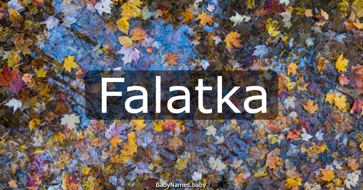 Falatka