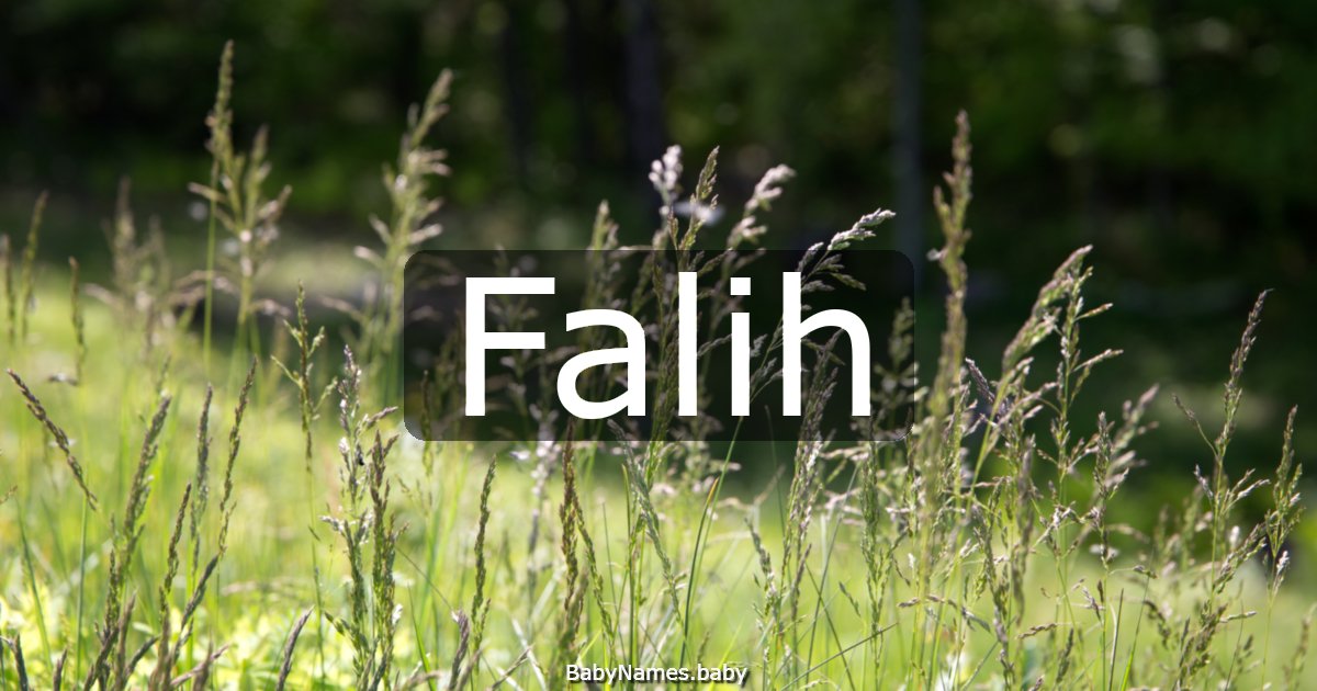 Falih