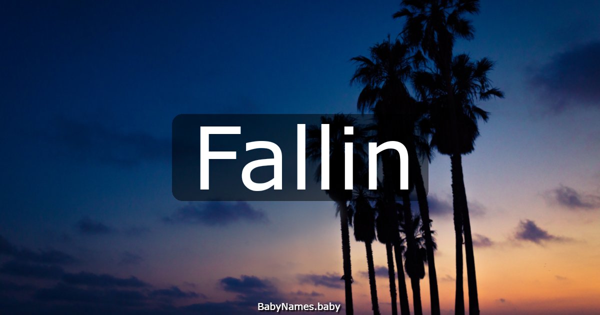 Fallin