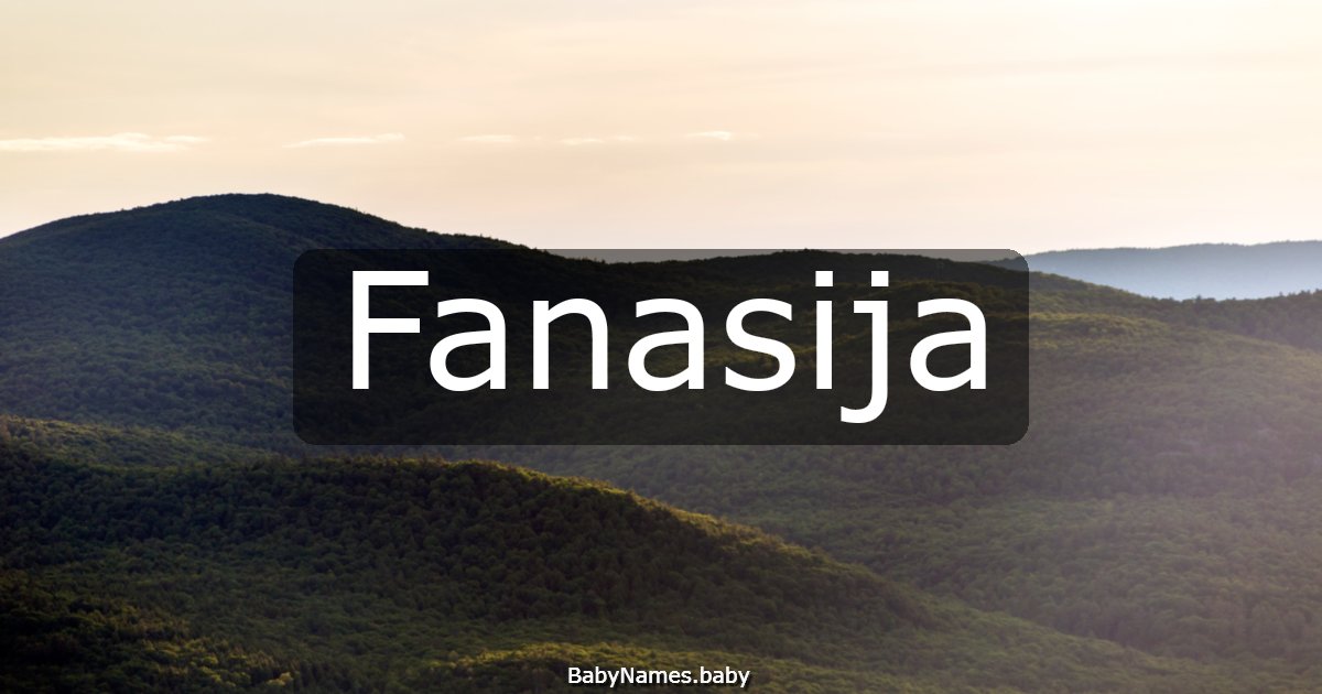 Fanasija