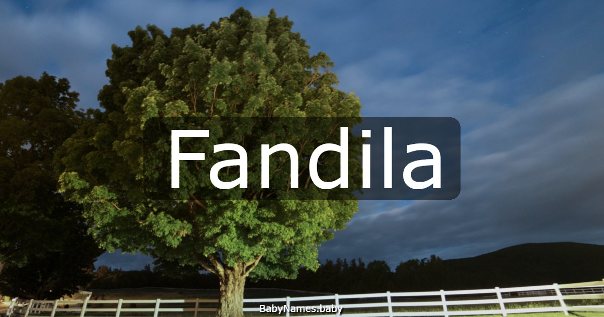 Fandila