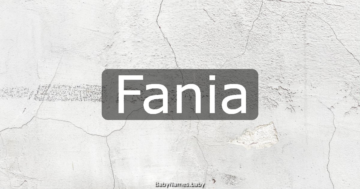 Fania