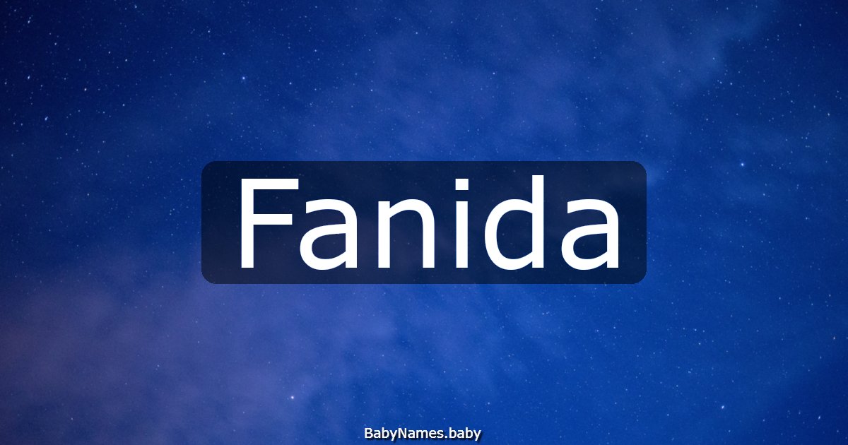 Fanida