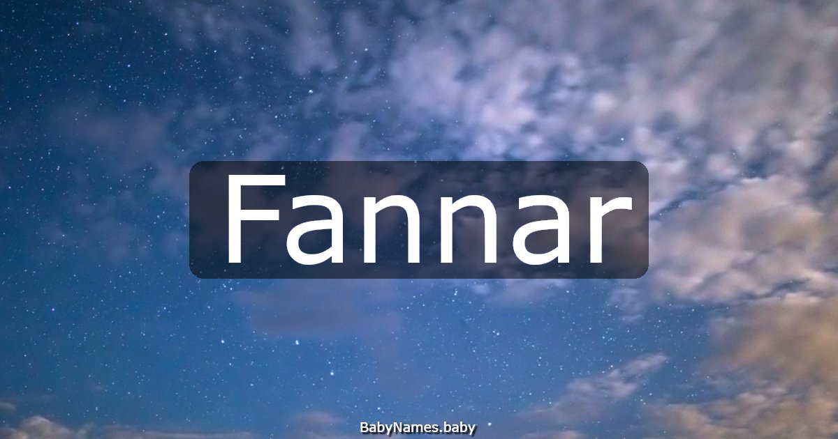 Fannar