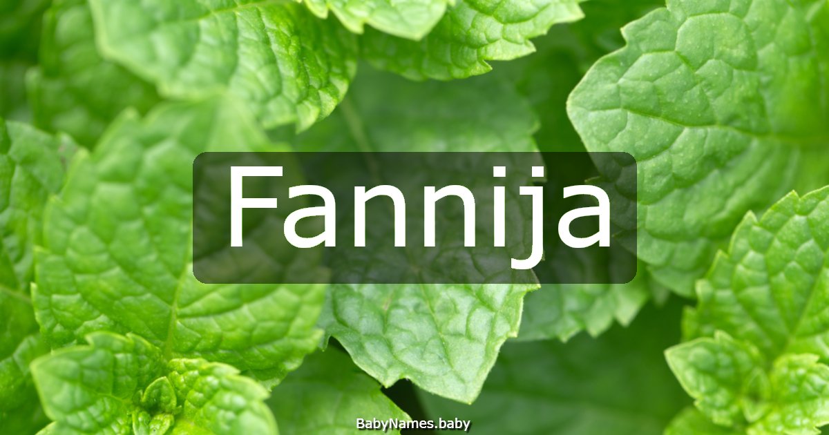 Fannija