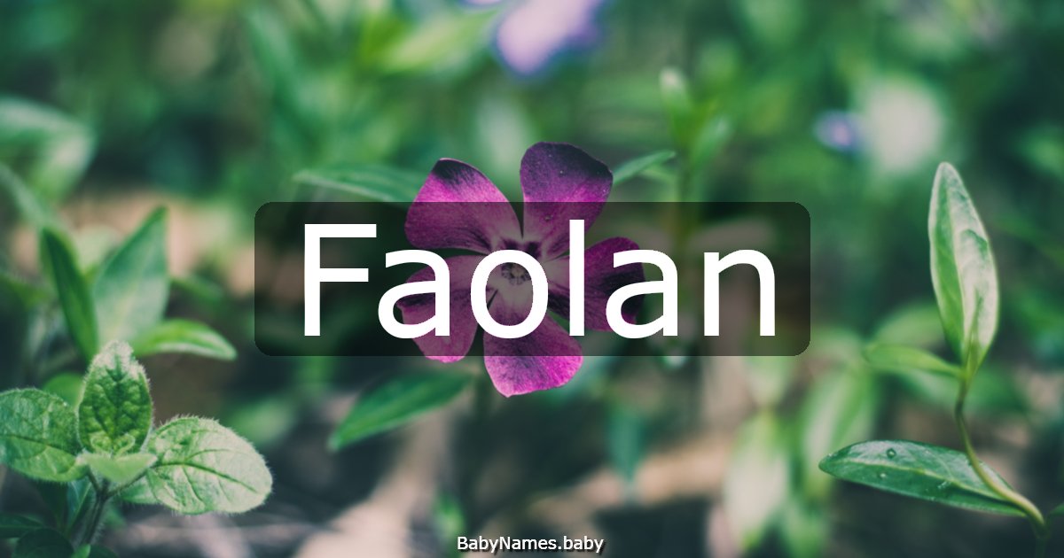 Faolan