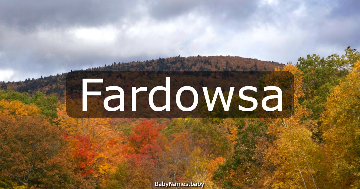 Fardowsa